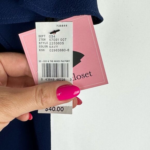 NWT Amy’s Closet cold shoulder dress size 7 - Picture 5 of 5